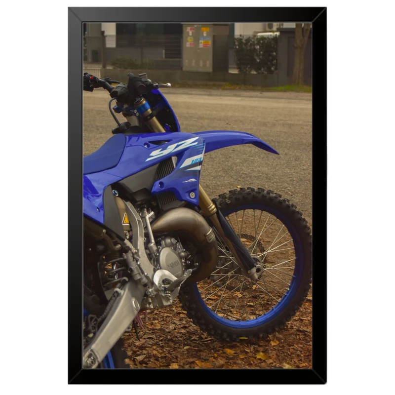تابلو بکلیت طرح موتور یاماها YAMAHA YZ125 مدل B-po1913 فریم مشکی