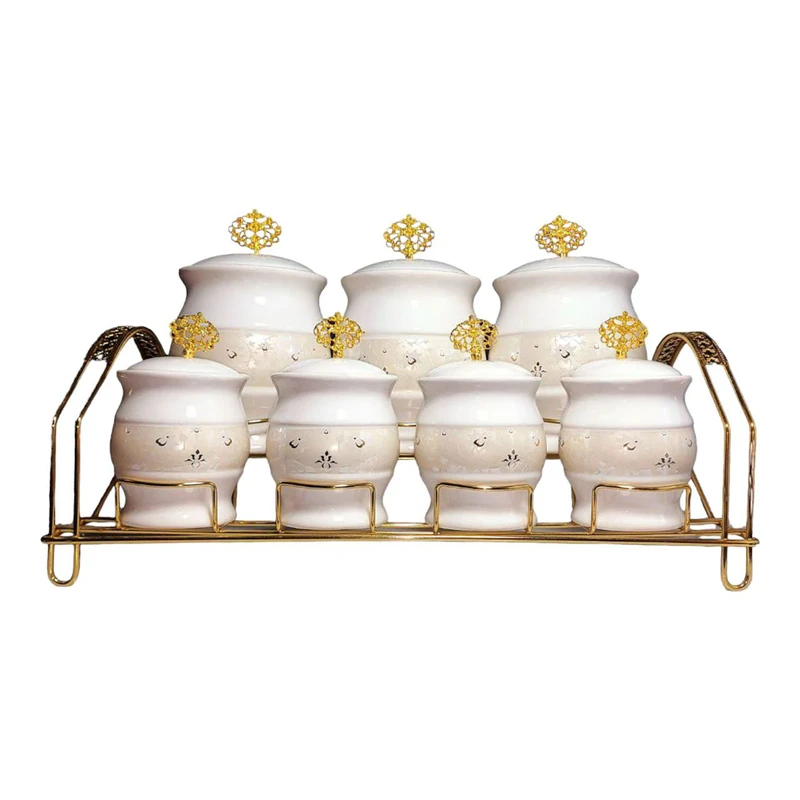 ست  پاسماوری 7 پارچه مدل بارل صدفی کد 1105 