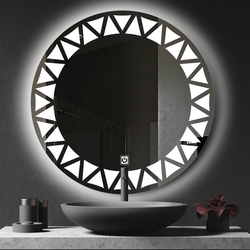 آینه لمسی دلفین مدل TCH-Q-60-Form 21