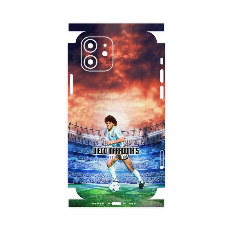 برچسب پوششی ماهوت مدل Diego Maradona-FullSkin مناسب برای گوشی موبایل اپل iPhone 12