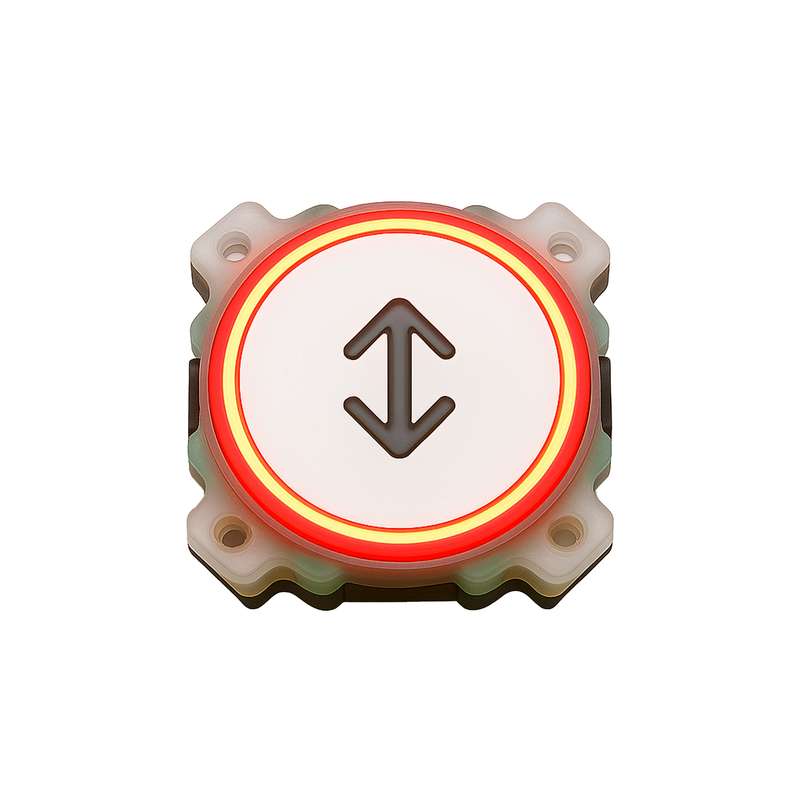 کلید شستی احضار آسانسور مدل آوکس