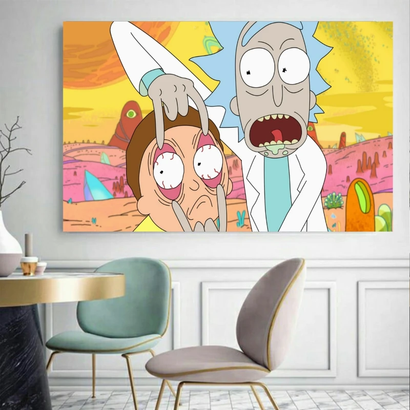تابلو شاسی طرح Rick and Morty مدل SDT159