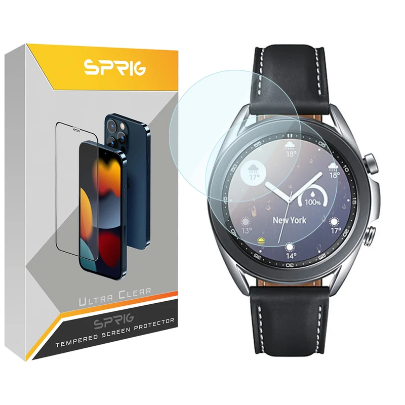 محافظ صفحه نمایش  اسپریگ مدل SPG مناسب برای ساعت هوشمند سامسونگ Galaxy Watch 3 41mm بسته دو عددی