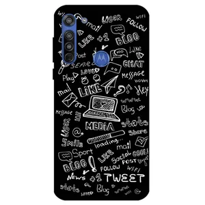 Megafone Social Media 1898 Cover For Motorola Moto G8 Power