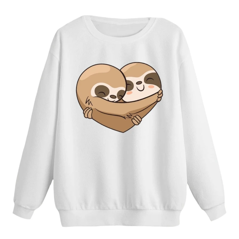 سویشرت زنانه مدل دوستان تنبل کد p1  