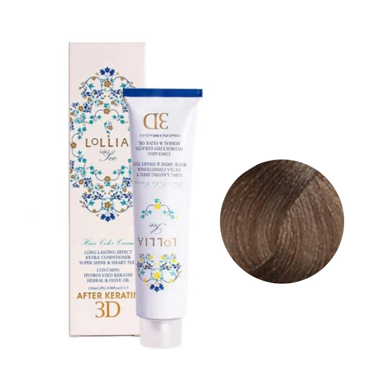 رنگ مو لولیا سی شماره 6/34 حجم 120 میلی‌لیتر رنگ بلوند شامپاینی تیره