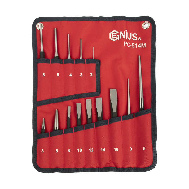 مجموعه 14 عددی قلم و سنبه جنیوس تولز مدل PC-514M مجموعه 14 عددی قلم و سنبه جنیوس تولز مدل PC-514M