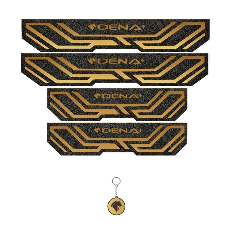 برچسب بدنه خودرو مهدیار کد PKA T 2078 مناسب برای دناپلاس مجموعه 4 عددی به همراه جاکلیدی