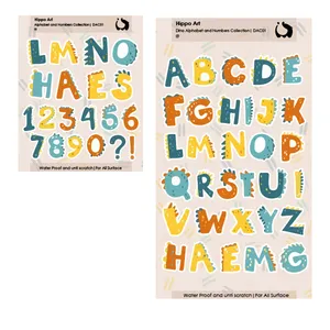 برچسب هیپو آرت مدل الفبا انگلیسی بسته 2 عددی