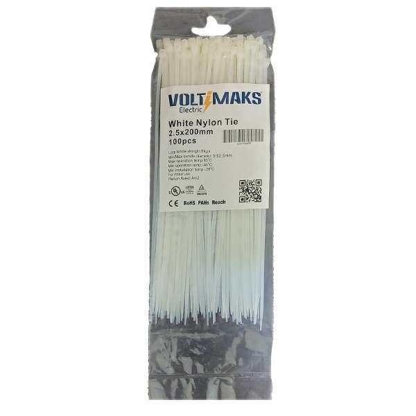 بست کمربندی ولتي مكس مدل 20s بسته 100 عددی