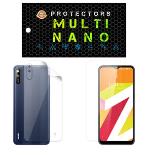  Multi Nano X-SFT Screen Protector For Lava Z2s with back skin