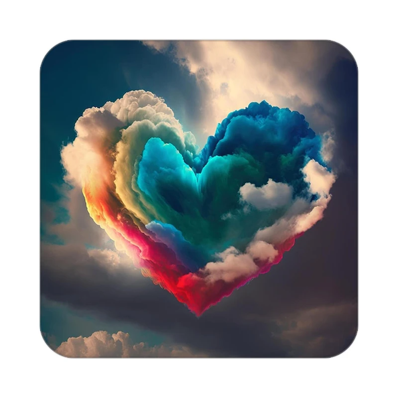 زیر لیوانی کاکتی مدل عاشقانه کد mp10673