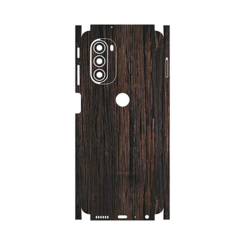 برچسب پوششی ماهوت مدل Burned_Wood-FullSkin مناسب برای گوشی موبایل موتورولا Moto G51 5G