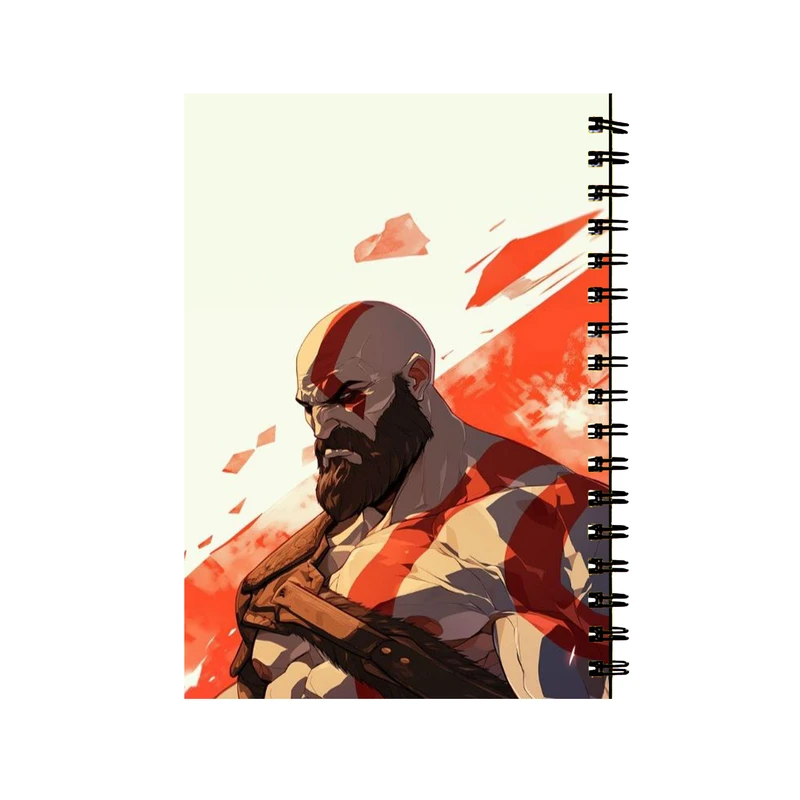 دفتر مشق 50 برگ طرح god of war کد 3477