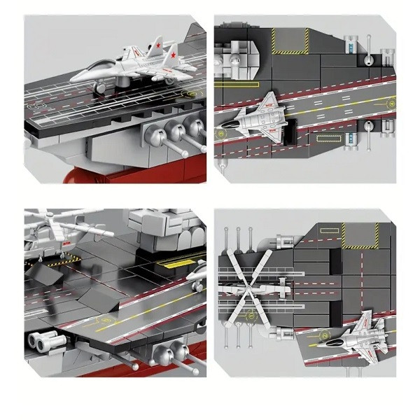 ساختنی مدل ناو هواپیمابر جنگی مدل WARSHIP کد 9001