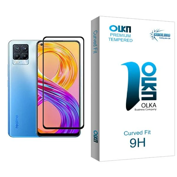 محافظ صفحه نمایش کولینگ مدل Olka Glass MIX001 مناسب برای گوشی موبایل ریلمی 8 Pro