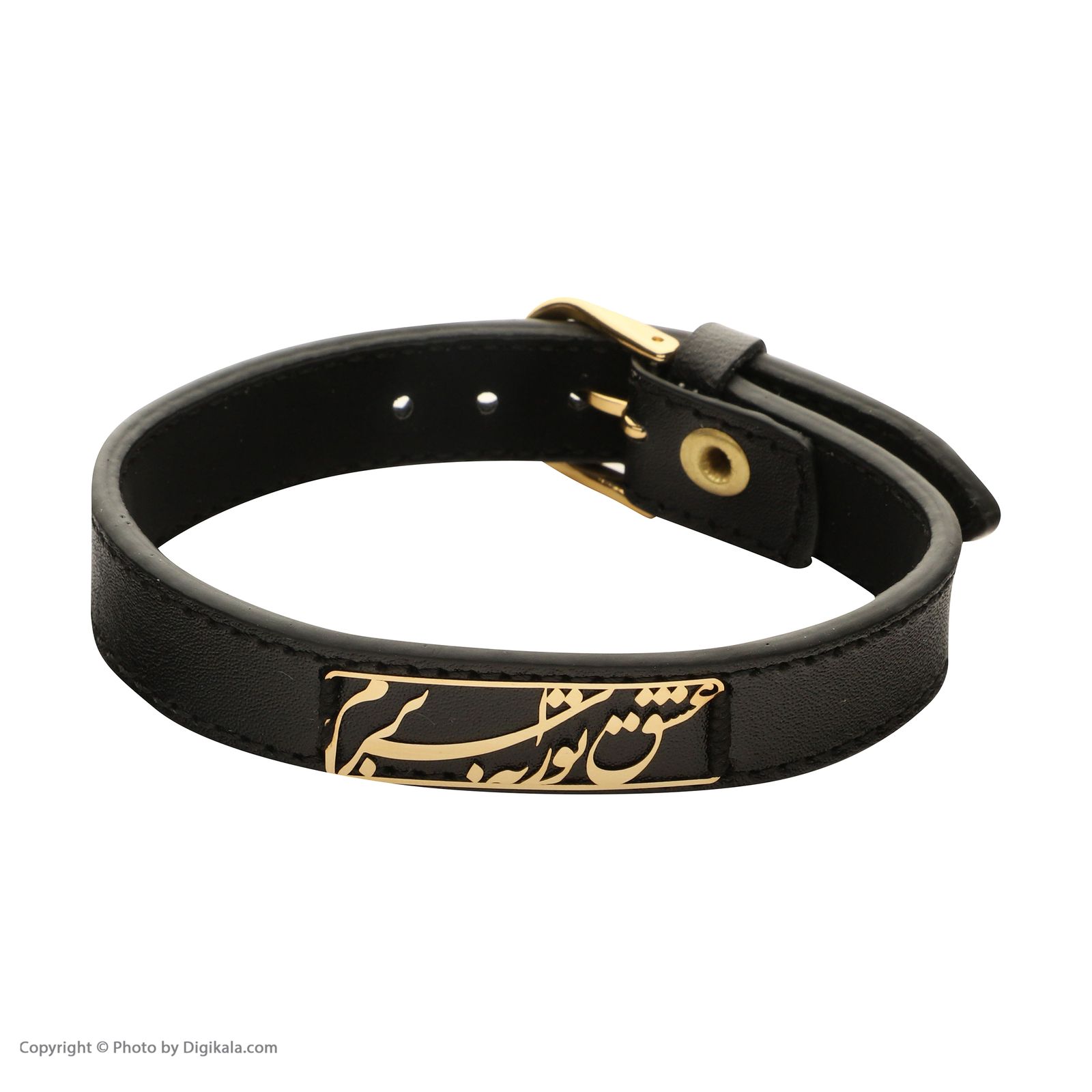 دستبند طلا 18 عیار زنانه مایا ماهک مدل MB1534 طرح عشق تو را به سر برم -  - 2