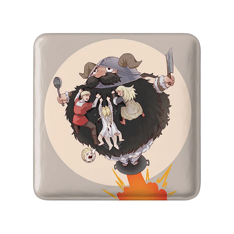 پیکسل خندالو طرح انیمه خوشمزه در سیاه چال مدل مربعی کد 35905