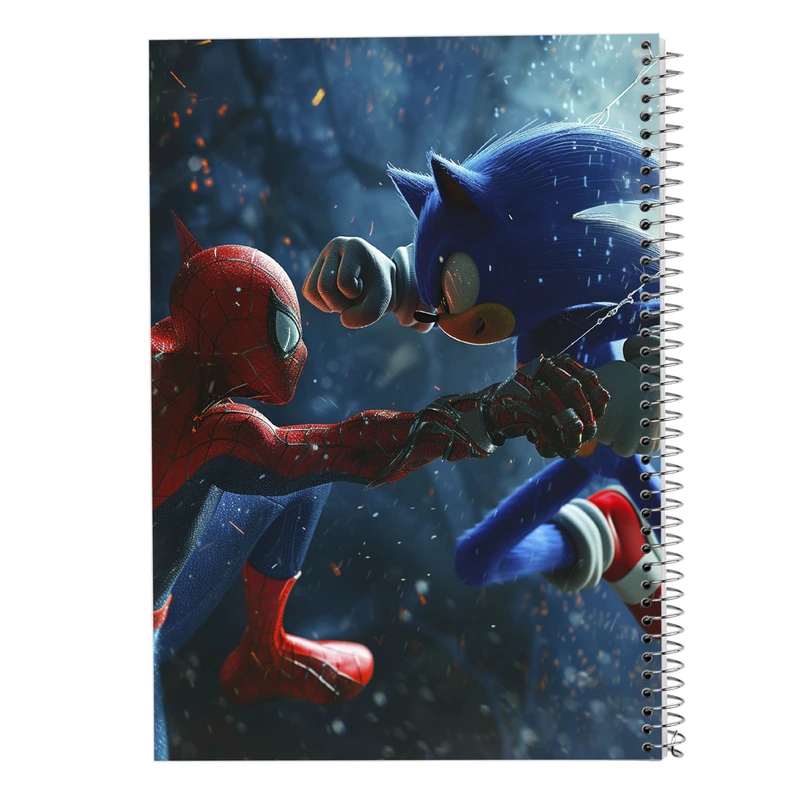 دفتر نت موسیقی 50 برگ مدوپد مدل سونیک sonic کد DF13444
