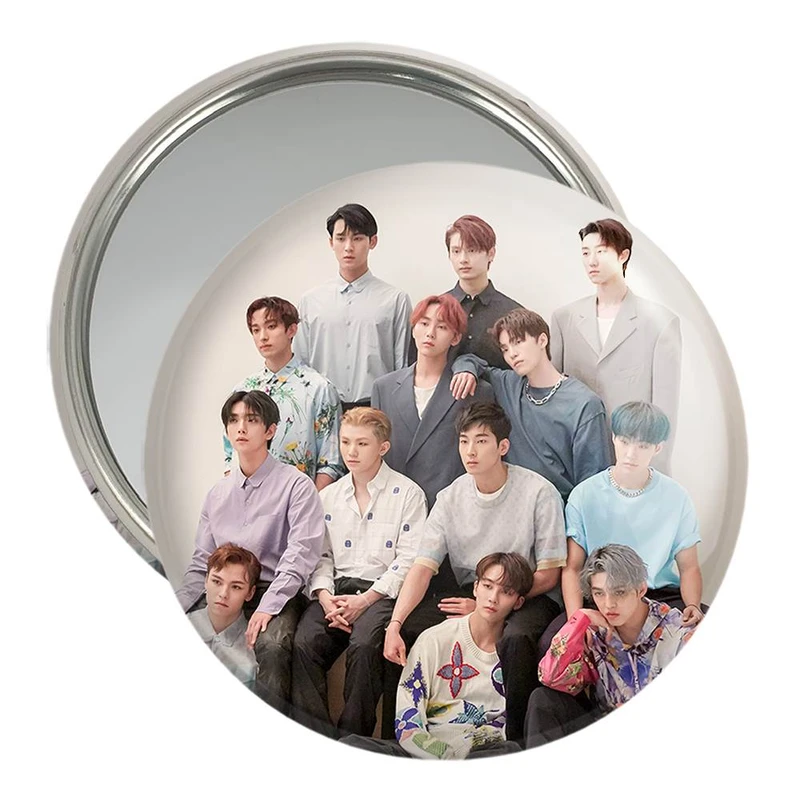 آینه جیبی خندالو مدل گروه سونتین Seventeen  کد 21653