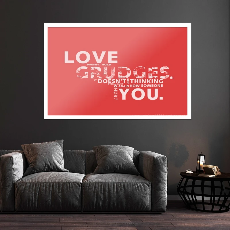 تابلو بکلیت طرح جمله انگیزشی و عشق مدل W-S5748