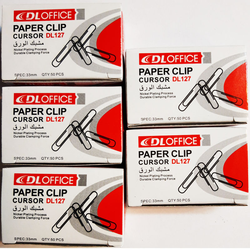 گیره کاغذ مدل DLOFFICE بسته 250 عددی