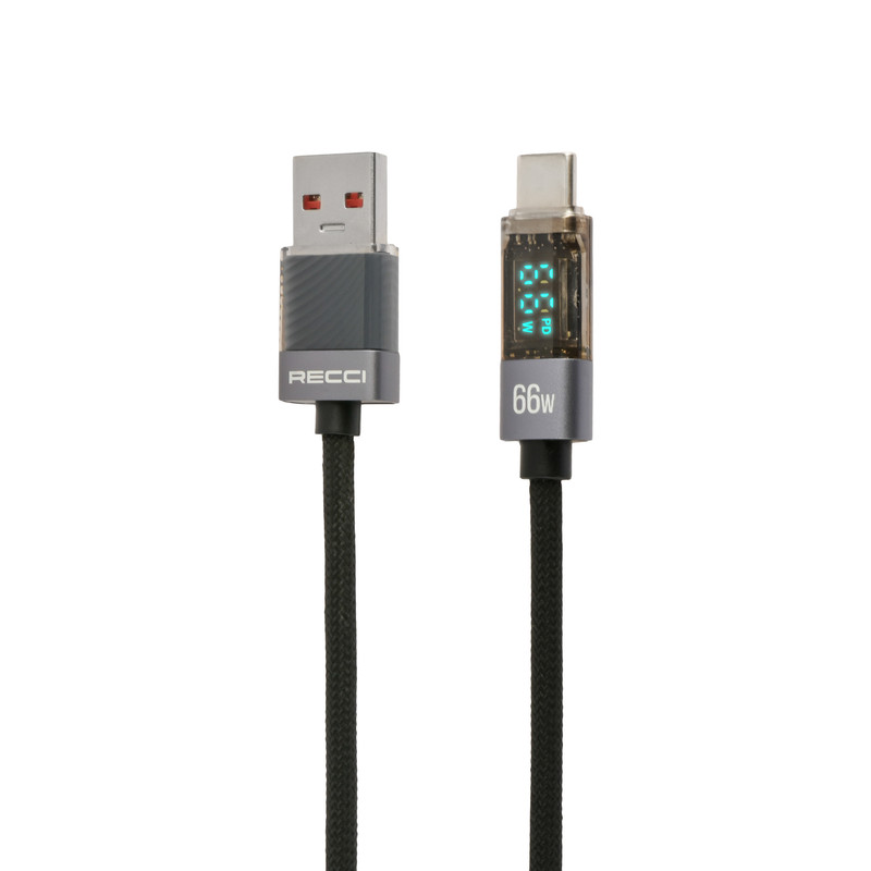 کابل تبدیل USB به USB-C رسی مدل RS16C طول 1.2 متر