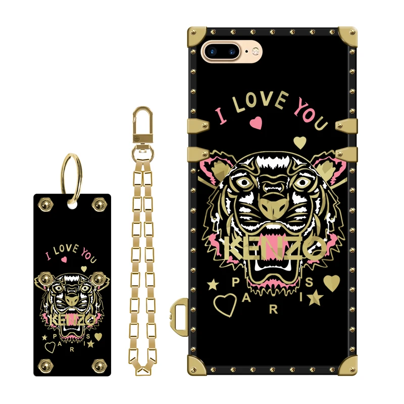 کاور مدل صندوقی کد KENB مناسب برای گوشی موبایل اپل iPhone 7 به همراه پلاک آویز