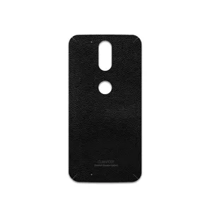 MAHOOT Black-Leather Cover Sticker for Motorola Moto G4