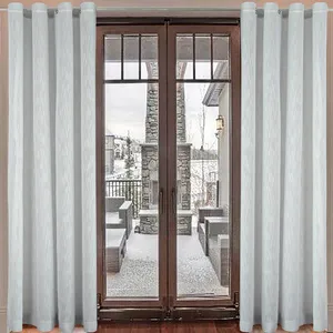 پرده تیکو دکو مدل کتان حریر ورتیکال سایز 140x280 سانتی متر