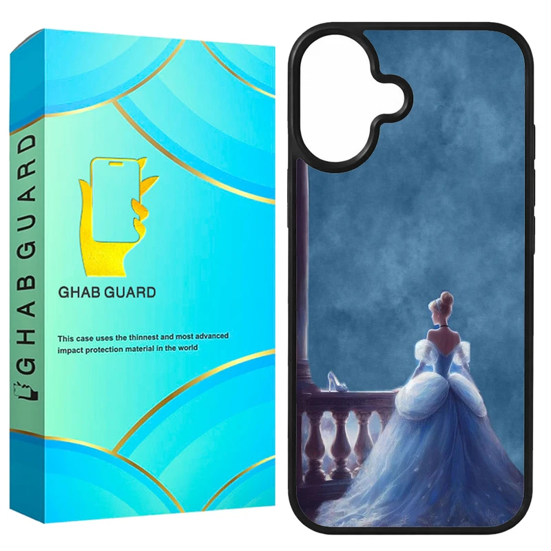 کاور قاب گارد طرح سیندرلا مدل GCHP16 مناسب برای گوشی موبایل اپل iPhone 16 