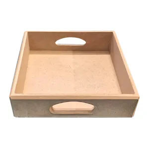 سینی مدل چوبی مربع کد 855