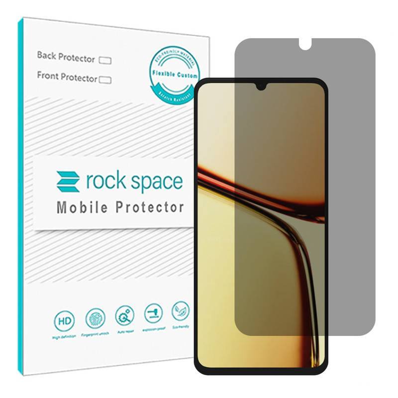 محافظ صفحه نمایش حریم شخصی راک اسپیس مدل Resistant‌ مناسب برای گوشی موبایل ریلمی C61