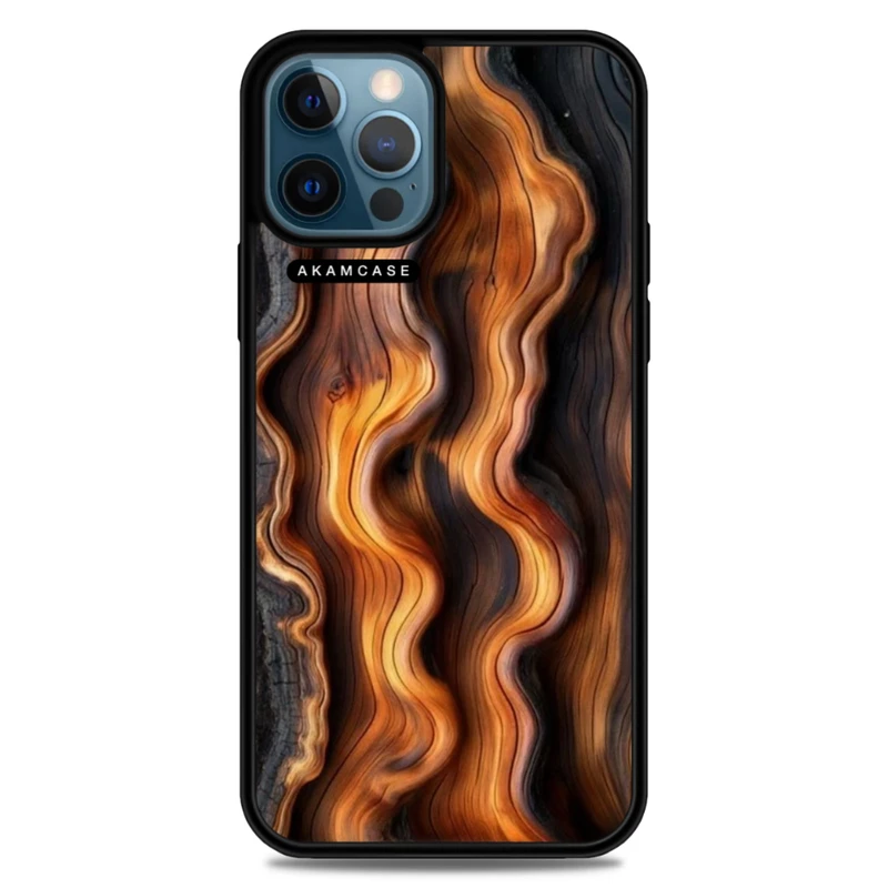 کاور آکام مدل AMC-WA12PROMAX-WOOD-16 مناسب برای گوشی موبایل اپل iPhone 12 Pro Max