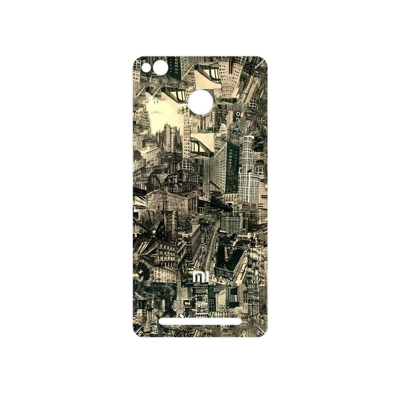 برچسب پوششی ماهوت مدل Collage of Skyscraper مناسب برای گوشی موبایل شیائومی Redmi 3 Pro