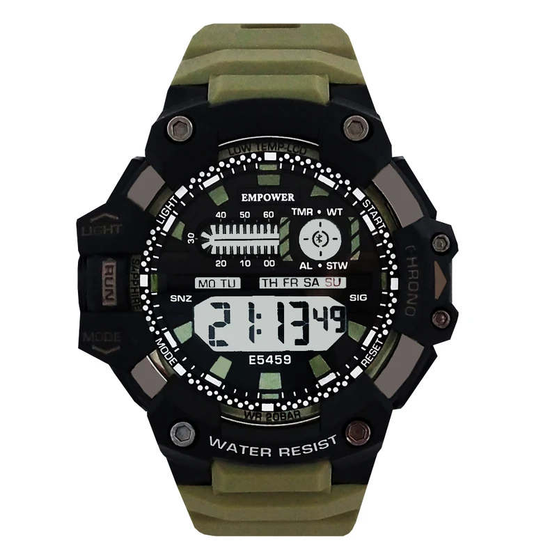 ساعت مچی دیجیتال مردانه امپاور مدل ضدآب چراغدار اسپرت کد 21.8