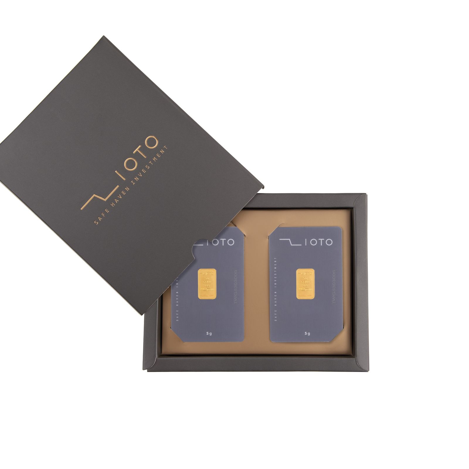 شمش طلا 24 عیار زیوتو مدل CAu-p5 بسته دو عددی -  - 2