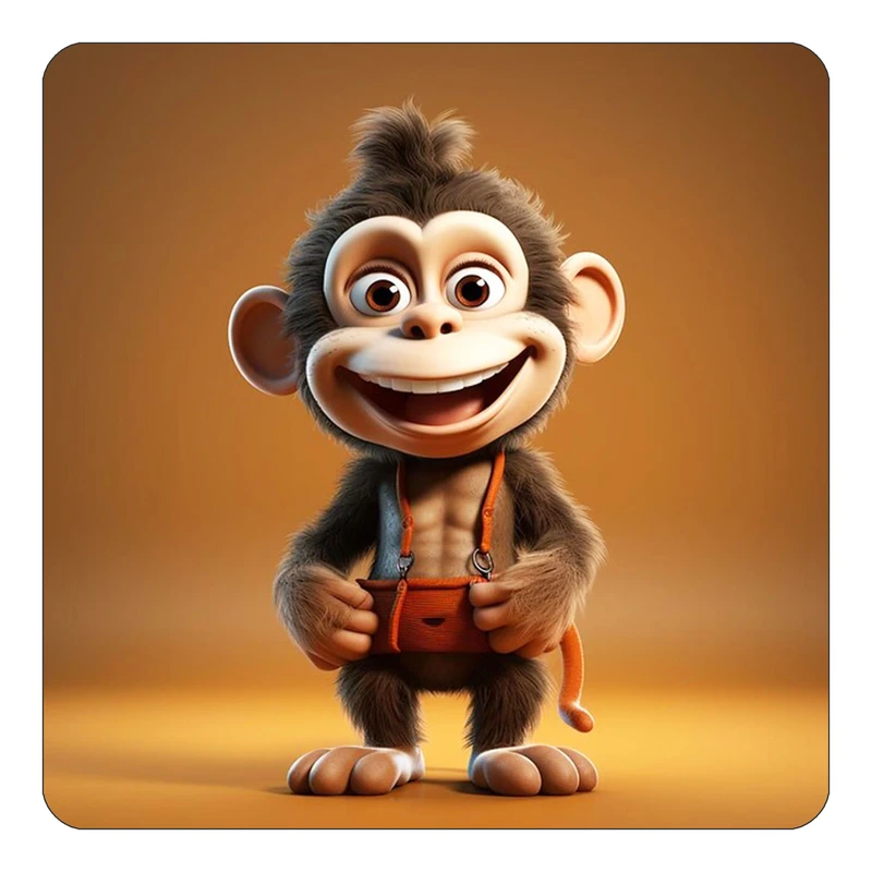 مگنت کاکتی طرح حیوانات کارتونی مدل mp27352