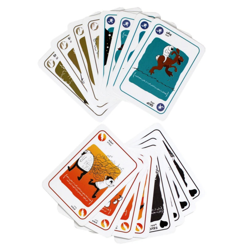 بازی فکری مدل گربه های انفجاری بسته 2 عددی