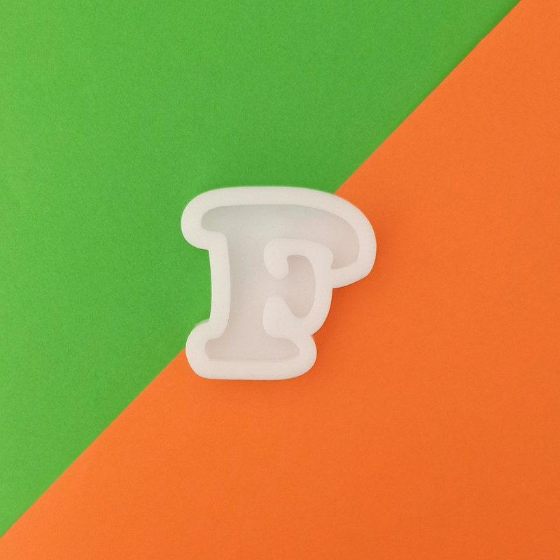 قالب رزین مدل حروف انگلیسی طرح F