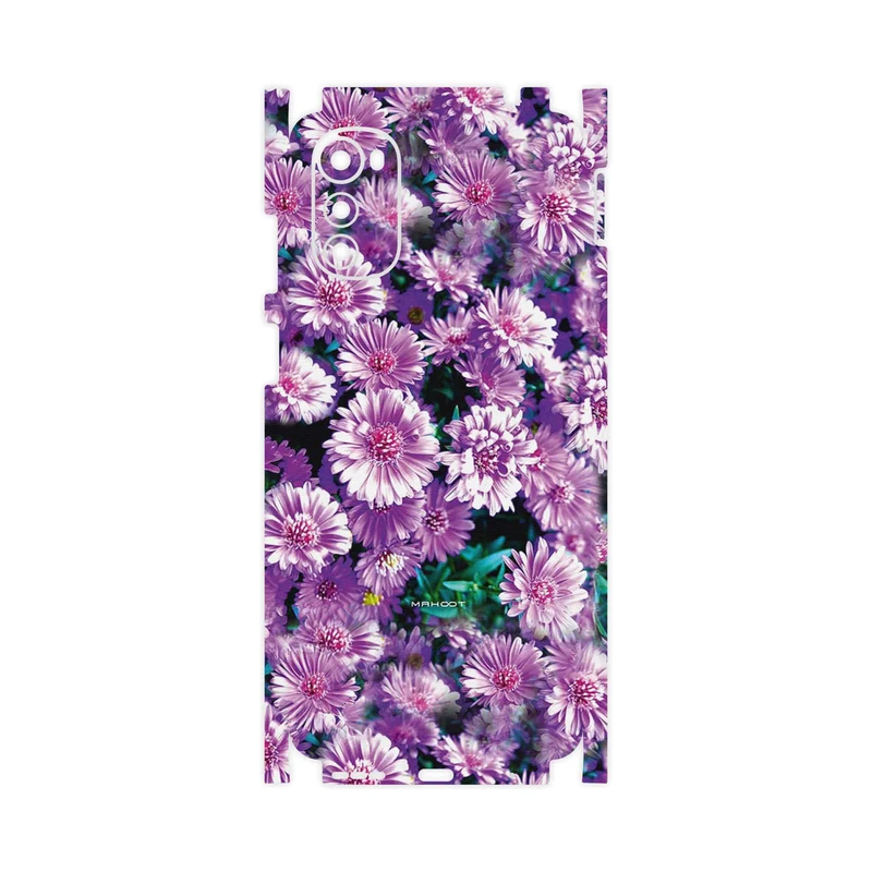 برچسب پوششی ماهوت مدل Purple_Flower-FullSkin مناسب برای گوشی موبایل موتورولا Moto E32s