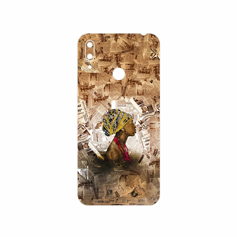 برچسب پوششی ماهوت مدل Collage of African Women مناسب برای گوشی موبایل هوآوی Y7 Prime 2019