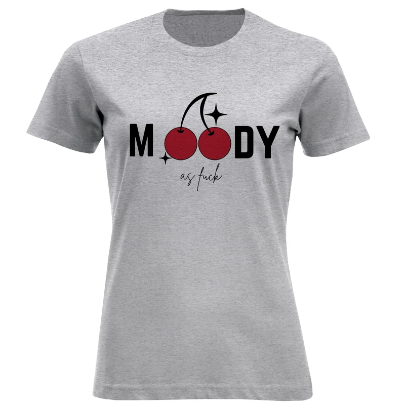 تی شرت آستین کوتاه زنانه مدل گیلاس کد W414