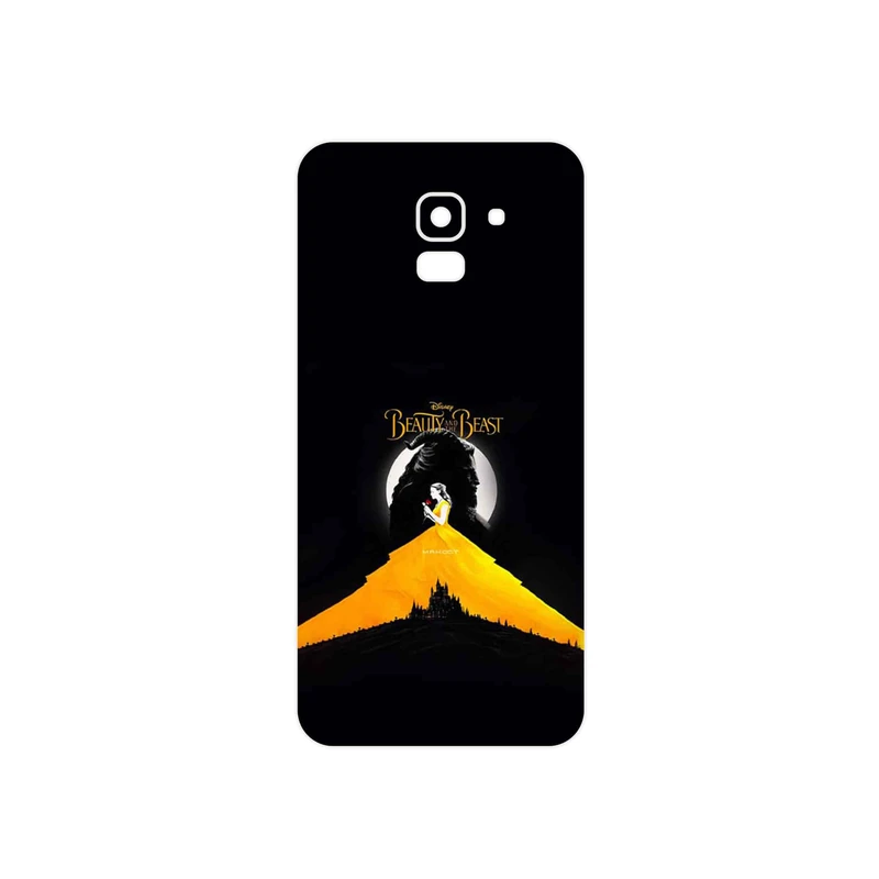 برچسب پوششی ماهوت مدل Beauty and the Beast مناسب برای گوشی موبایل سامسونگ Galaxy J6