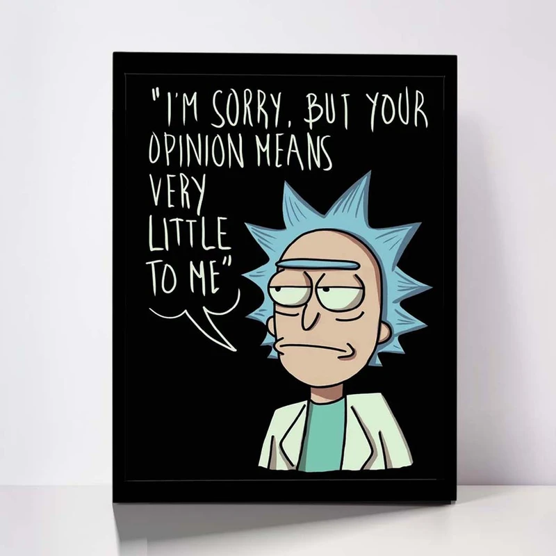 تابلو مدل Rick & Morty کد F-1048