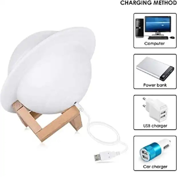 آباژور رومیزی مدل سیاره زحل L7