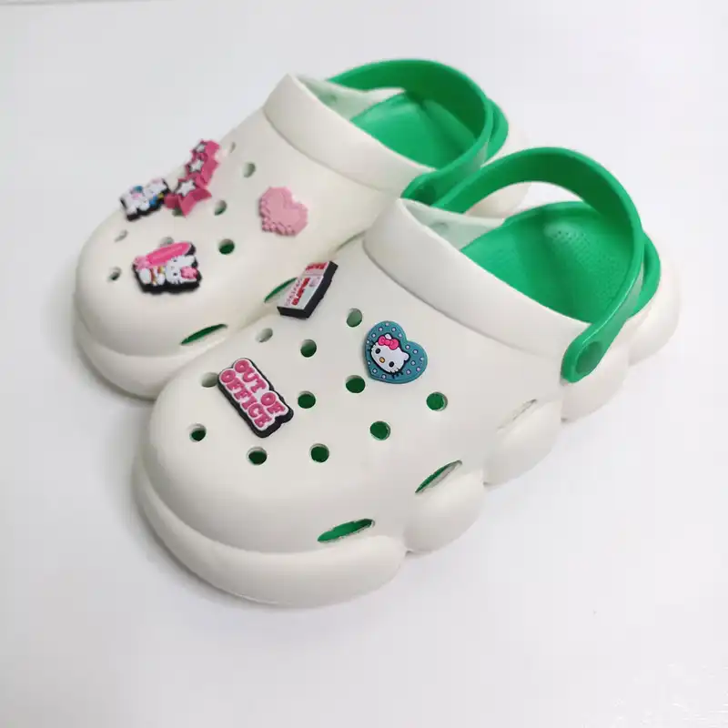 صندل زنانه مدل رکابدار طرح کیتی کد 1577-GN