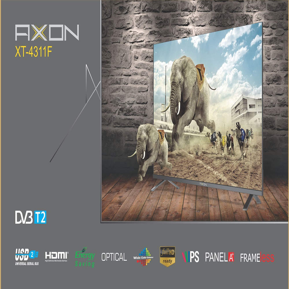 تلویزیون ال ای دی آکسون مدل XT-4311F سایز 43 اینچ