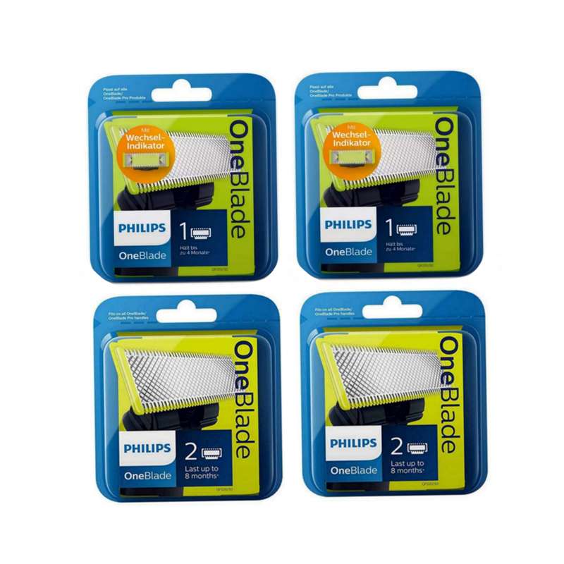 تیغ و شبکه فیلیپس مدل One Blade بسته 4 عددی تیغ و شبکه فیلیپس مدل One Blade بسته 4 عددی