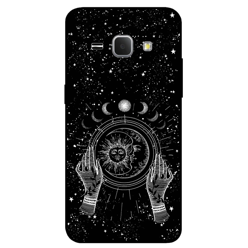 کاور مگافون طرح ماه و خورشید مدل 1892 مناسب برای گوشی موبایل سامسونگ Galaxy J1 2016 / J120